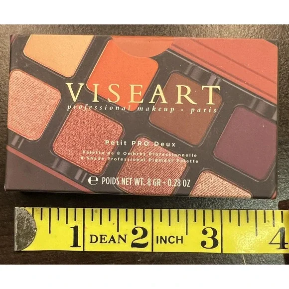 VISEART Petit PRO Deux 8 Pan Eye Shadow Palette 0.28 oz - Brand New In Box - Picture 1 of 3
